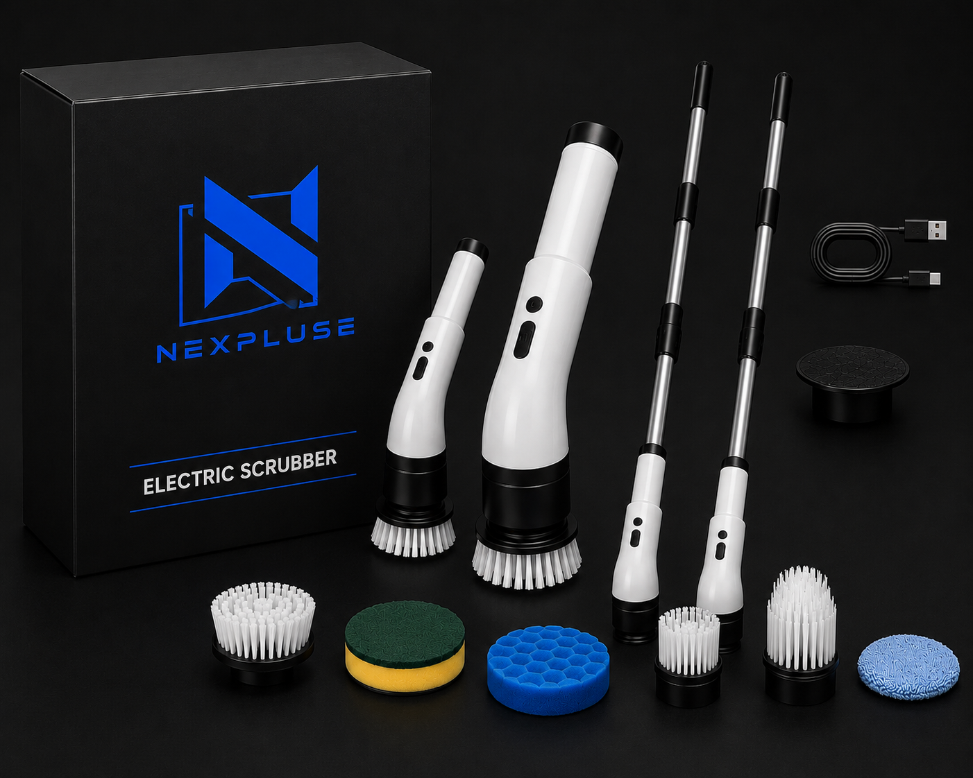 ELETRIC SPIN SCRUBBER